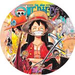 Painel Redondo 50x50 - One Piece