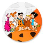 Painel Redondo 50x50 - Os Flintstones