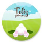 Painel Redondo 50x50 - Páscoa
