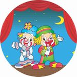 Painel Redondo 50x50 - Patati e Patata