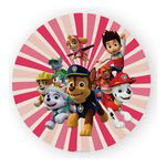 Painel Redondo 50x50 - Patrulha Canina