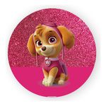 Painel Redondo 50x50 - Patrulha Canina