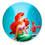 Painel Redondo 50x50 - Pequena Sereia