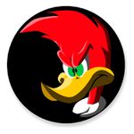 Painel Redondo 50x50 - Pica Pau