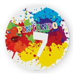 Painel Redondo 50x50 - Pintando o 7