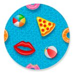 Painel Redondo 50x50 - Pool Party