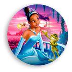 Painel Redondo 50x50 - Princesas