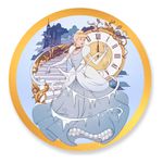 Painel Redondo 50x50 - Princesas