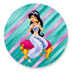 Painel Redondo 50x50 - Princesas