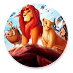 Painel Redondo 50x50 - Rei Leão