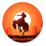 Painel Redondo 50x50 - Rodeio