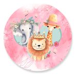 Painel Redondo 50x50 - Safari