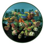 Painel Redondo 50x50 - Tartarugas Ninja