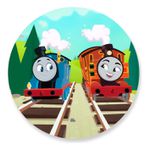 Painel Redondo 50x50 - Thomas e Friends