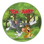 Painel Redondo 50x50 - Tom e Jerry