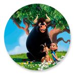 Painel Redondo 50x50 - Touro Ferdinand