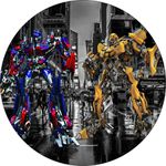 Painel Redondo 50x50 - Transformers