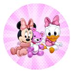 Painel Redondo 50x50 - Turma do Mickey Baby