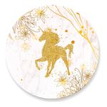 Painel Redondo 50x50 - Unicórnio