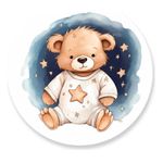 Painel Redondo 50x50 - Urso