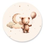 Painel Redondo 50x50 - Urso