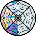 Painel Redondo 50x50 - Wandinha