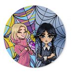 Painel Redondo 50x50 - Wandinha