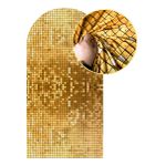 Painel Romano 2x1 - Gliter