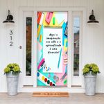 Capa De Porta Para Decoração Volta as Aulas 2