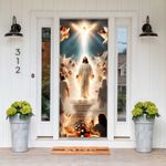 Capa De Porta Para Decoração Jesus 4