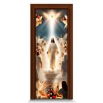Capa De Porta Para Decoração Jesus 4