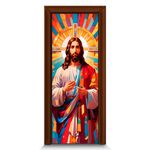 Capa De Porta Para Decoração Jesus 5