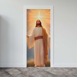 Capa De Porta Para Decoração Jesus 6