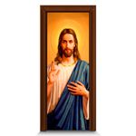 Capa De Porta Para Decoração Jesus 7