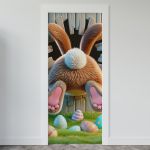 Capa De Porta Para Decoração Páscoa 1