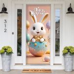 Capa De Porta Para Decoração Páscoa 2