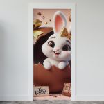 Capa De Porta Para Decoração Páscoa 3