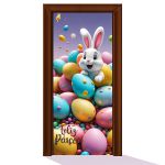 Capa De Porta Para Decoração Páscoa 4