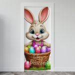 Capa De Porta Para Decoração Páscoa 7