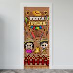 Capa De Porta Para Decoração Tema Festa Junina 2