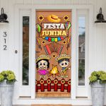 Capa De Porta Para Decoração Tema Festa Junina 2