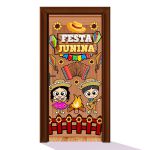 Capa De Porta Para Decoração Tema Festa Junina 2