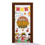 Capa De Porta Para Decoração Tema Festa Junina 3