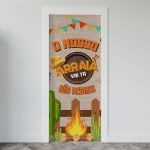Capa De Porta Para Decoração Tema Festa Junina 4