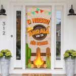 Capa De Porta Para Decoração Tema Festa Junina 4