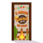 Capa De Porta Para Decoração Tema Festa Junina 4