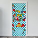 Capa De Porta Para Decoração Tema Festa Junina 7