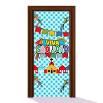 Capa De Porta Para Decoração Tema Festa Junina 7