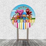 Painel De Festa Redondo Pocoyo