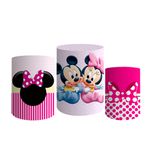 Trio De Cilindros Para Festas Minnie